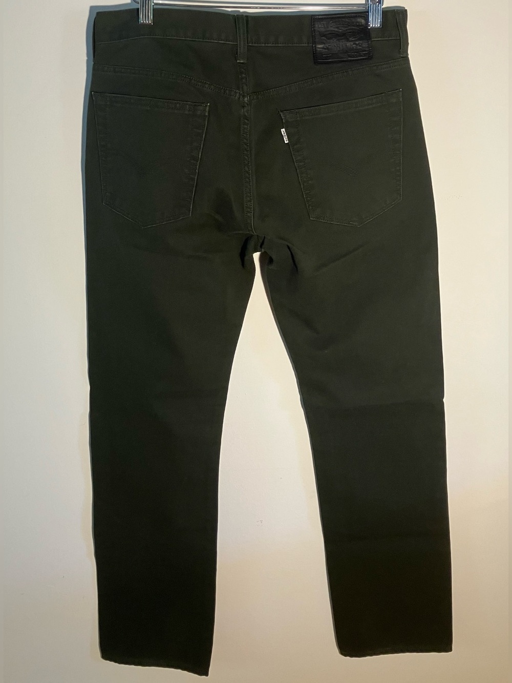 Men’s Levis 513 Corduroy Cotton Green Jeans 32X32